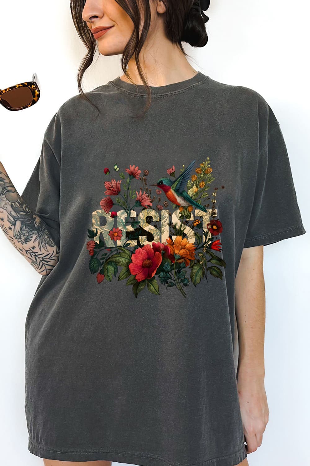 Floral Resistance Tee For Women