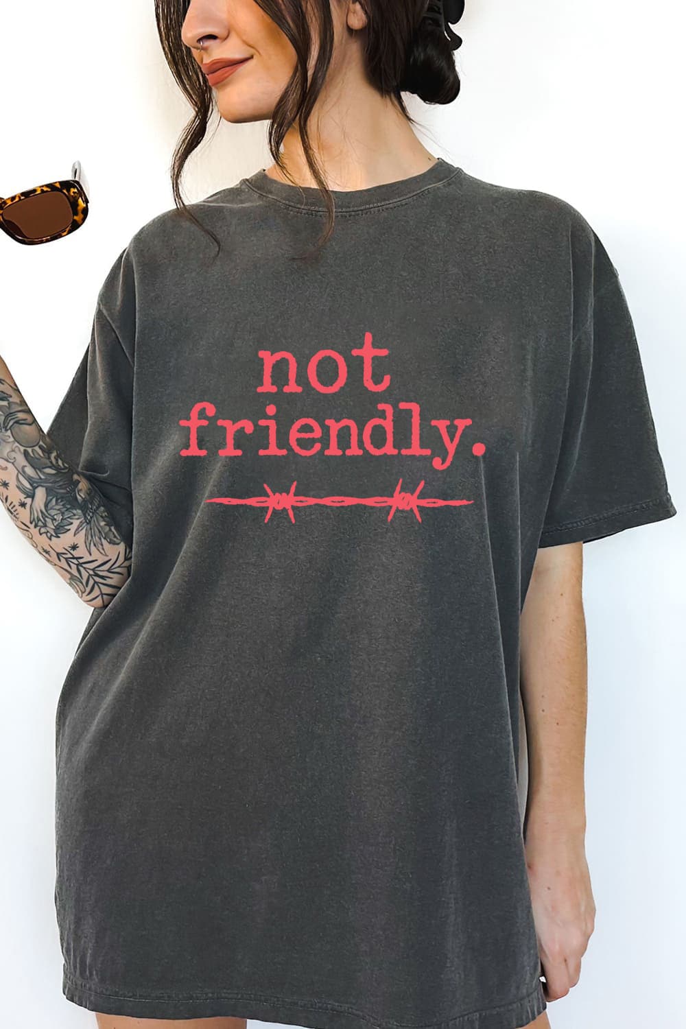 Not Friendly Tee For Women