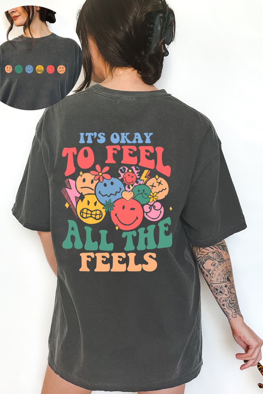 It's Okay to feel all the feels Tee for women