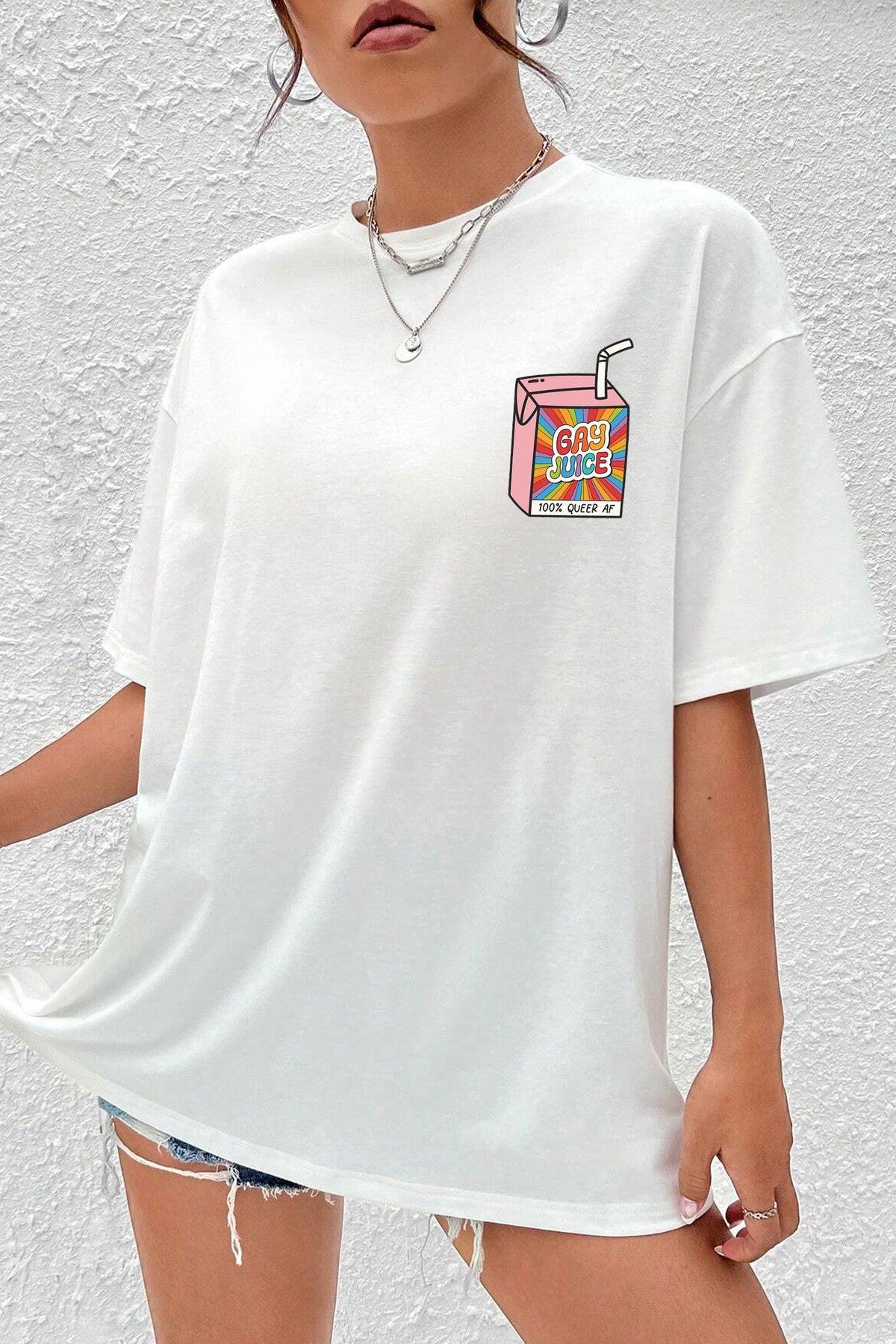 Gay Juice Gay Pride Tee For Women