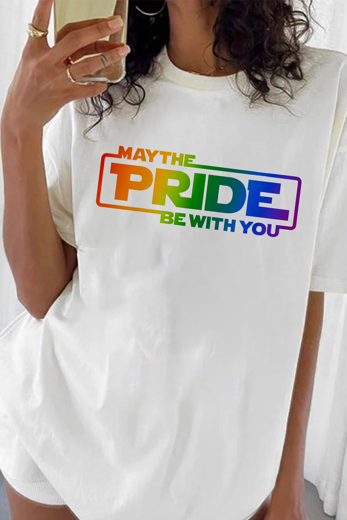 May the PRIDE Be With You Tee For Women