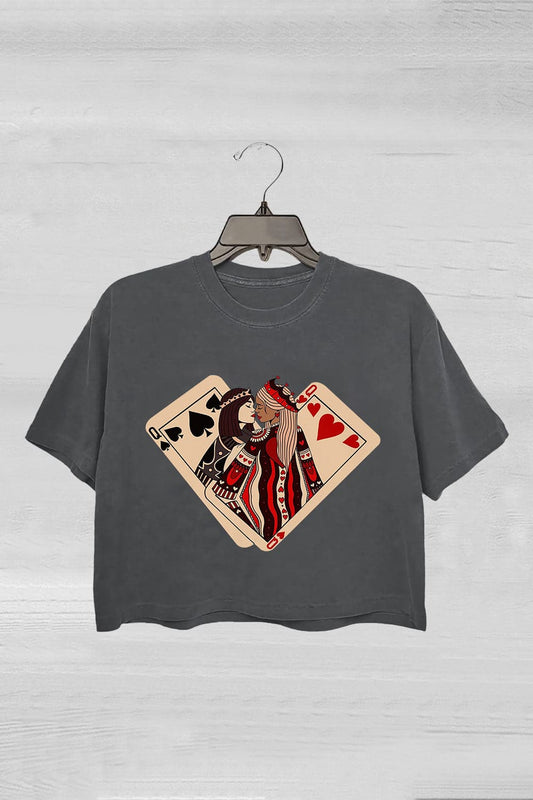 Sapphic Lesbian Pride Month LGBT+  Crop Tee For Women