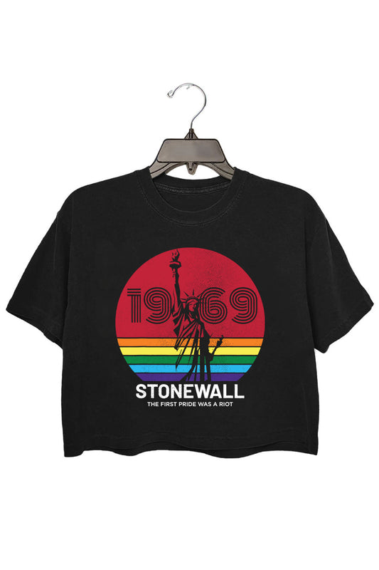 The First Pride Was A Riot 1969 Stonewall Crop Top For Women