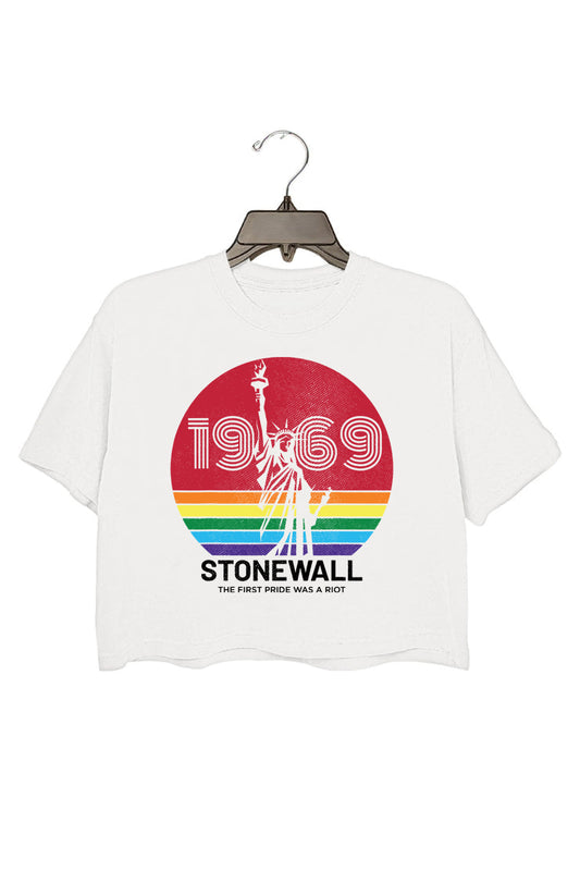 The First Pride Was A Riot 1969 Stonewall Crop Top For Women
