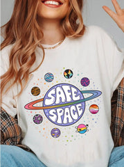 Safe Space LGBTQ Friendly Tee For Women