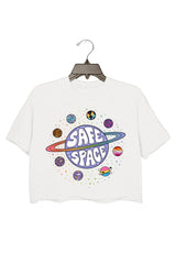 Safe Space LGBTQ Friendly Crop Tee For Women