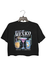 GULF OF MEXICO SOCIAL CLUB CROP TEE FOR WOMEN