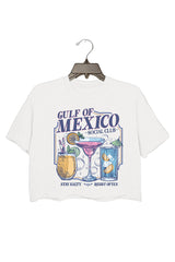 GULF OF MEXICO SOCIAL CLUB CROP TEE FOR WOMEN