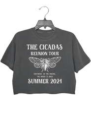 The Cicadas Reunion Tour Crop Tee For Women