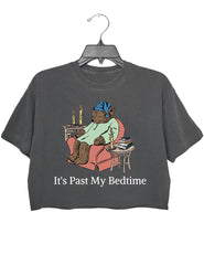 It's Past My Bedtime Crop Tee For Women