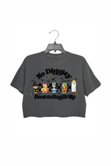 Bluey Halloween Crop Top For Women