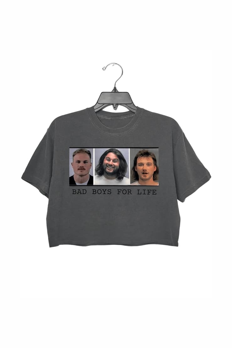 Bad Boys for Life Crop Top For Women