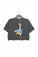 Registered Silly Goose Crop Top For Women