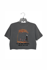 It_s The Most Wonderful Time Of The Year Crop Top For Women
