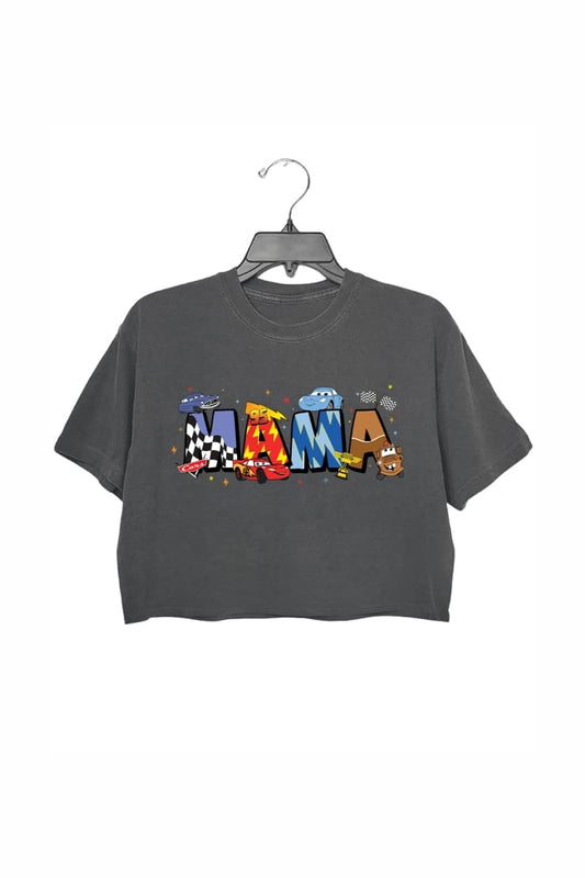 Disney Cars Movie Mama Crop Top For Women