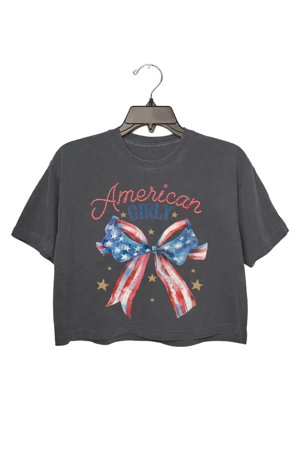 American Girly Crop Tee For Women
