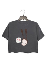 Premium Bunny Girl Baby Tee Crop Top Gift for Her