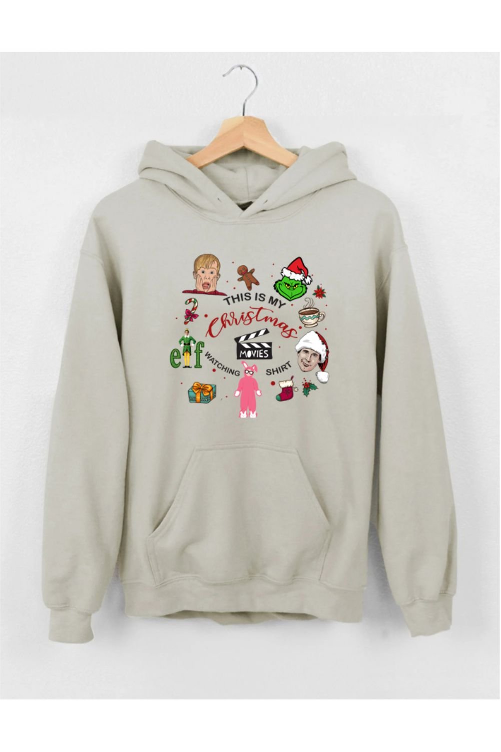 This is Christmas My Movies Hoodie For Women