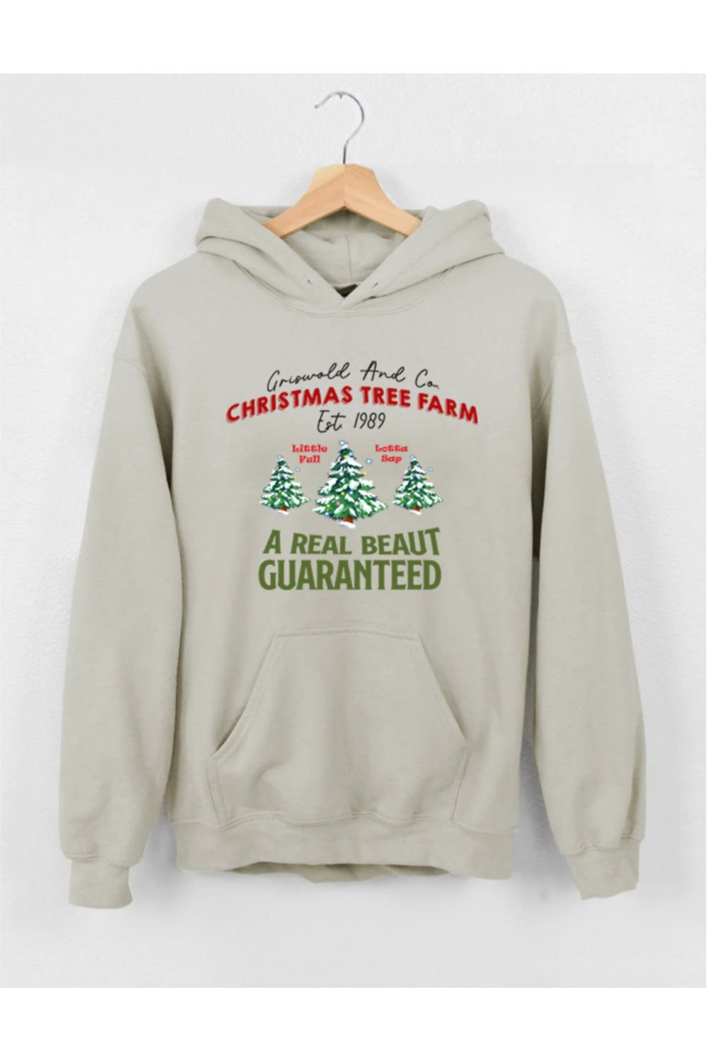 Griswold and CO., Christmas Tree Farm Hoodie For Women