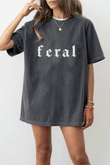 Feral gothic font Tee For Women