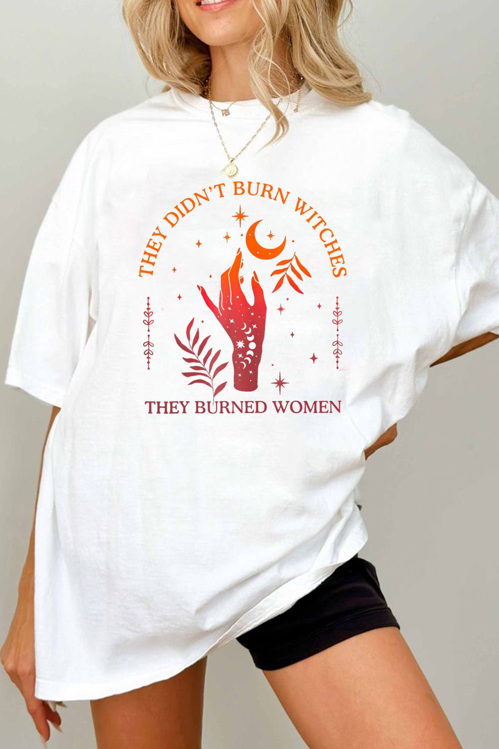 They Didn't Burn Witches They Burned Women Tee For Women