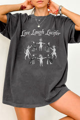 Live Laugh Lucifer Tee For Women