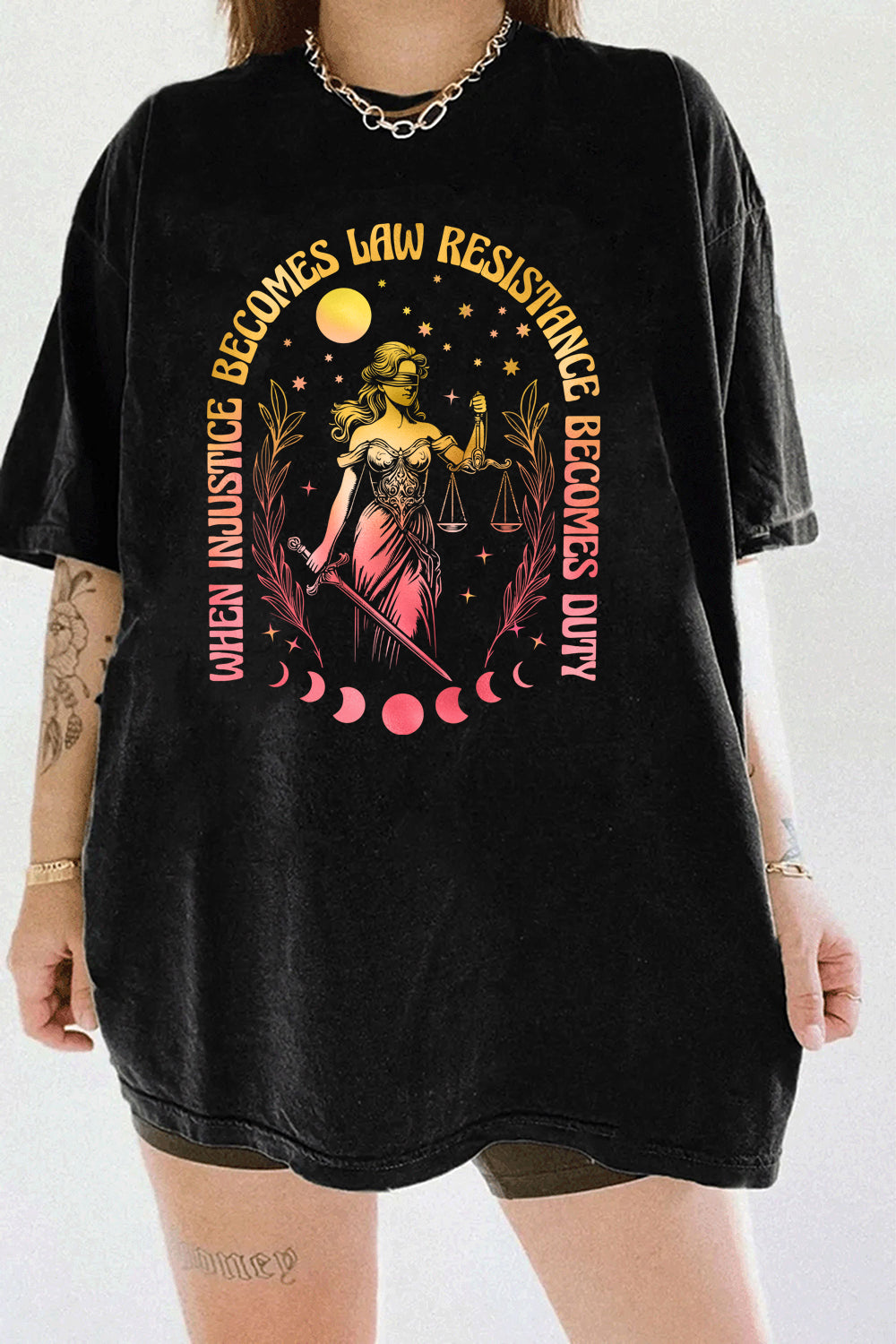 When Injustice Becomes Law Resistance Becomes Duty Tee For Women