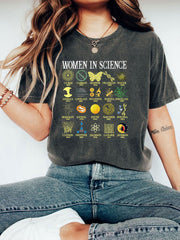Women in Science Tee For Women