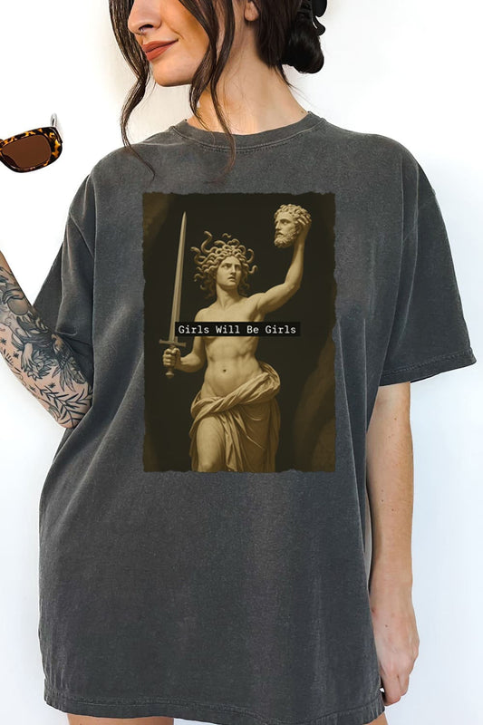 Medusa with the Head of Perseus tee