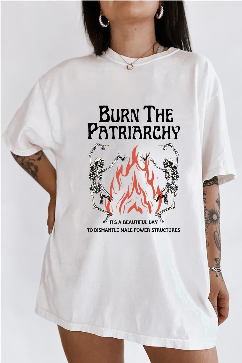 Burn The Patriarchy - Feminist Shirt - Womens Empowerment T-shirt, Girl Power - feminism Gift