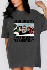 On Wednesdays We Smash The Patriarchy Tee For Women