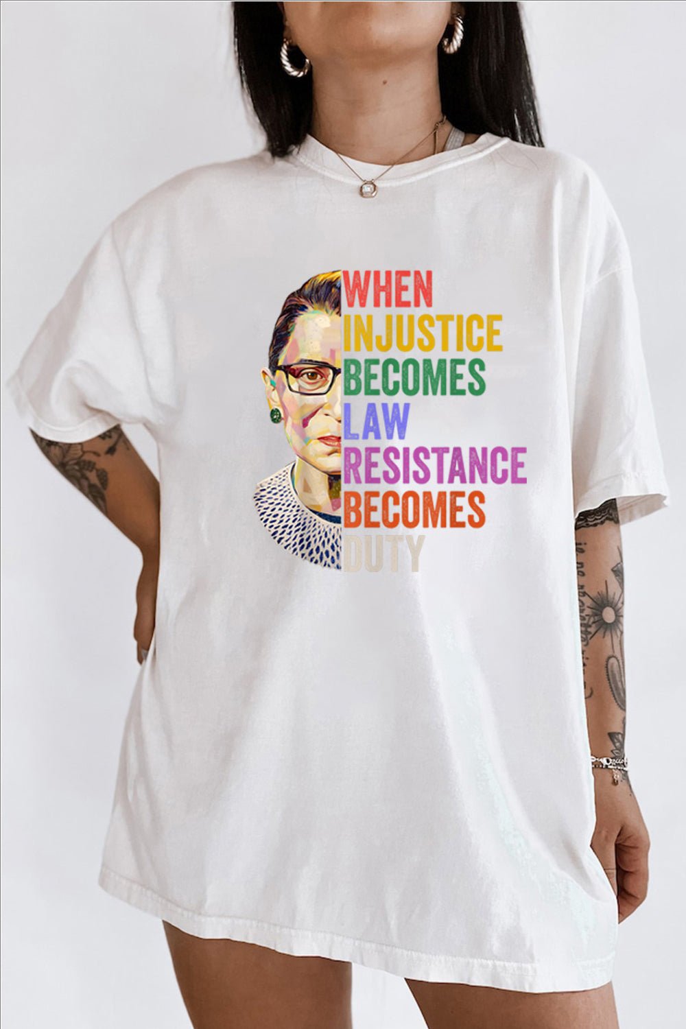 When Injustice Becomes Law Resistance Becomes Duty Tee For Women