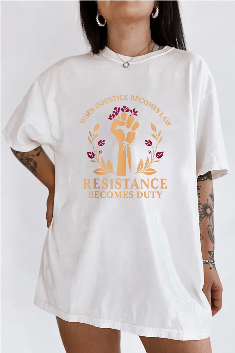 When Injustice Becomes Law Resistance Becomes Duty Tee For Women