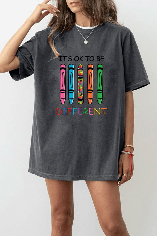 It's Ok To Be Different  T-Shirt  For Women