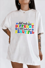 DIFFERNT BEAUTIFUL SHORT SLEEVE T-SHIRT