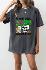 Skeleton Leprechaun Beer Lover Tee, St Patrick's Day Shirt