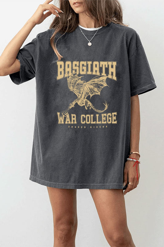 Basgiath War College Crop Tee, Fourth Wing T-Shirt
