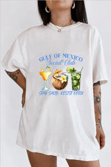 GULF OF MEXICO SOCIAL CLUB SALTY RESIST OFTEN TEE FOR WOMEN