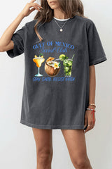 GULF OF MEXICO SOCIAL CLUB SALTY RESIST OFTEN TEE FOR WOMEN