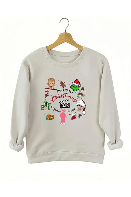 This is Christmas My Movies Sweatshirt For Women