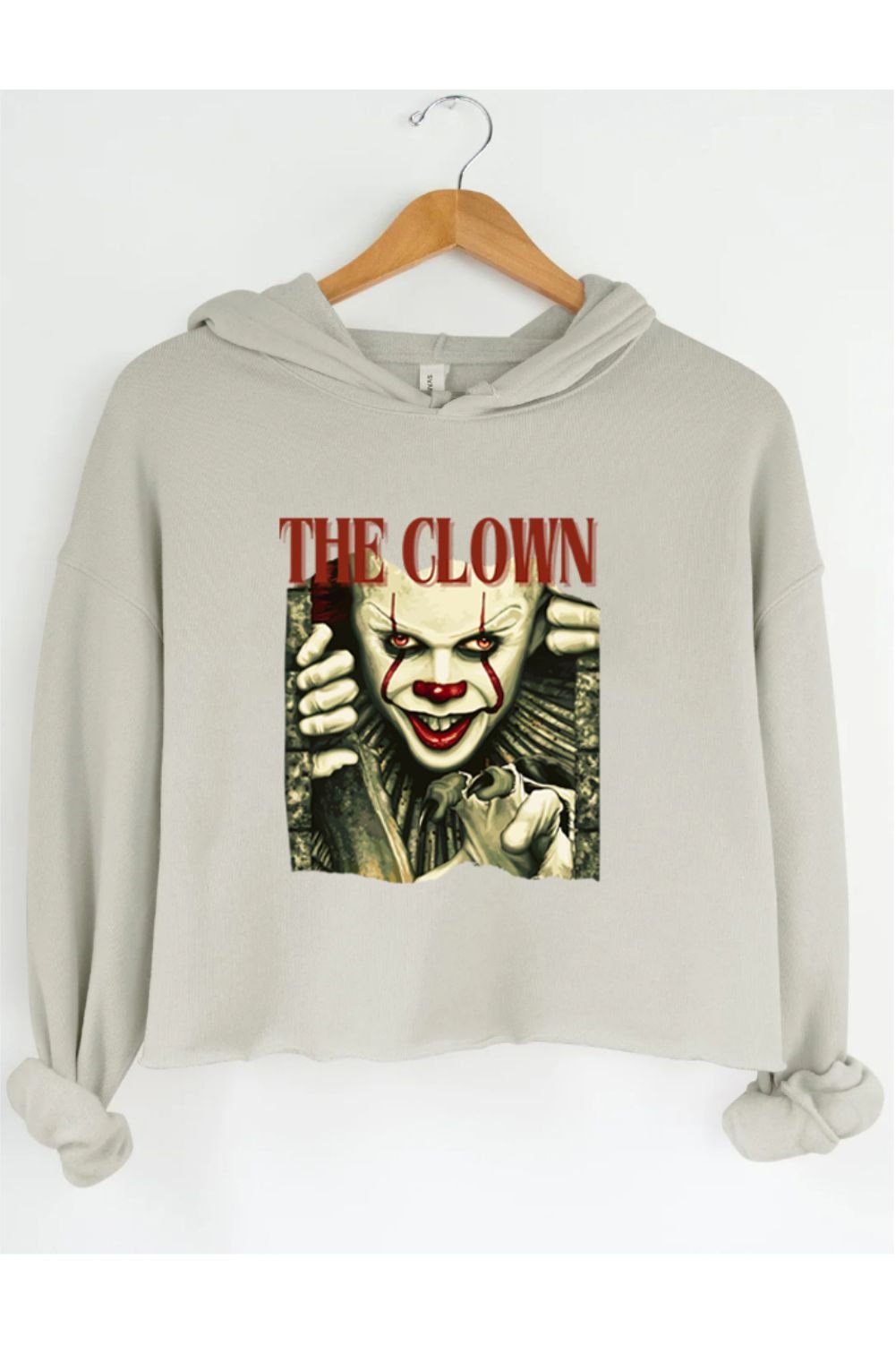 THE CLOWN CROP HOODIE FOR WOMEN