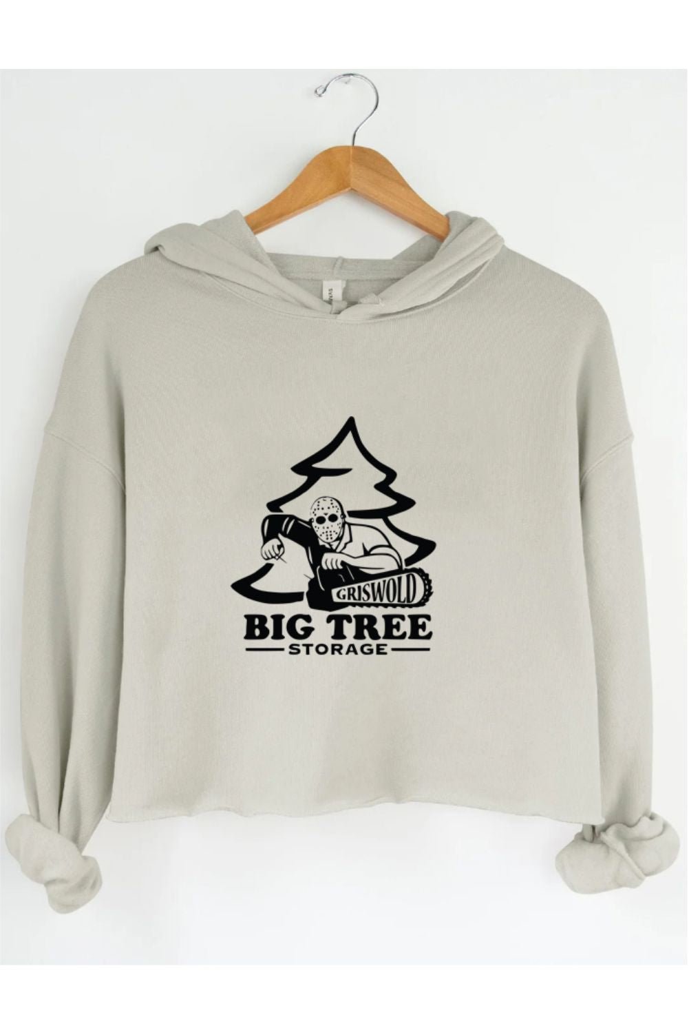 Big Tree Griswold Storage Crop Hoodie For Women
