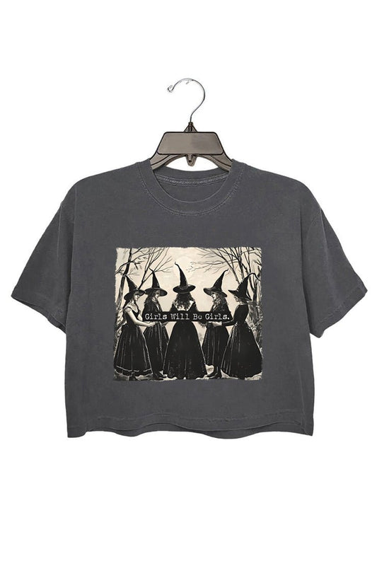 Girls will be Girls Crop tee For Women