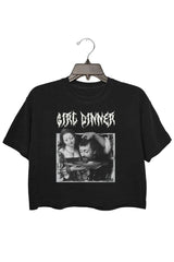 Girl Dinner Crop Top For Women