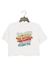 Equal Rights Crop Tee For Women