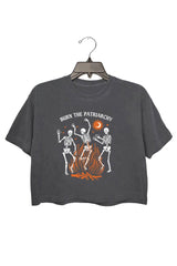 Burn The Patriarchy, Spooky Feminist Skeletons T-Shirt