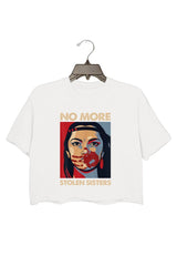 No More Stolen Sisters Crop Top For Women