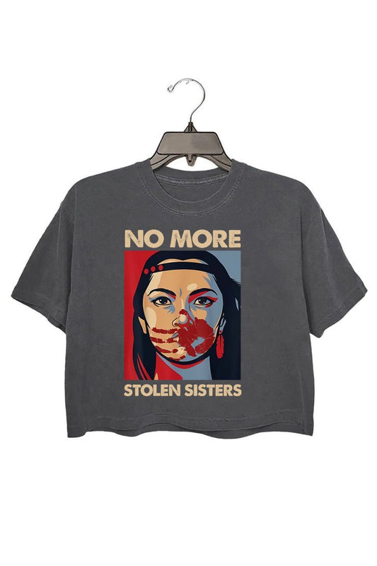 No More Stolen Sisters Crop Top For Women