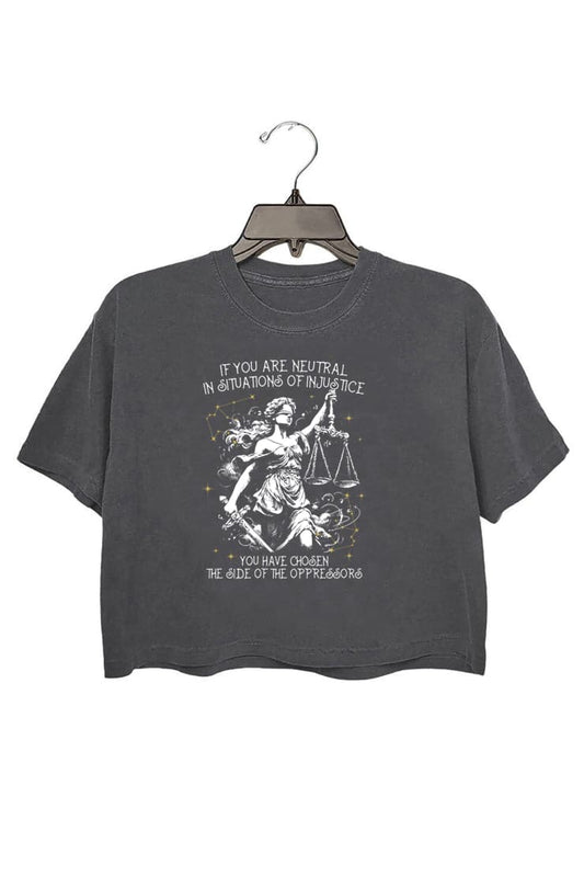 WHEN INJUSTICE BECOMES LAW RESISTANCE BECOMES DUTY CROP TOP FOR WOMEN