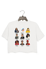 Frauen in der Geschichte Crop top for women